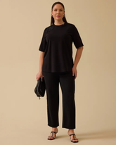 büyük beden boncuk detaylı nakışlı bluz Gala-Xi