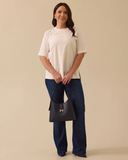 büyük beden boncuk detaylı nakışlı bluz Gala-Xi