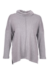 SCL Kadın Oversize Boğazlı Uzun Kol Bluz - Rahat ve Şık