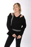 Ysatis Minimalist Oversize V Yaka Uzun Kol Kadın Bluz - Günlük & Özel Gün