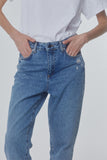 Bsb Mom Fit Oversize Kadın Jean - Yüksek Bel, Rahat, Günlük