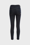 BSB Kadın Yüksek Bel Dar Paça Kot Pantolon - Minimalist Stil