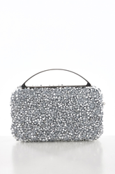 Kristal Taşlı Zincir Askılı El Portföy Abiye Çanta. Explosion