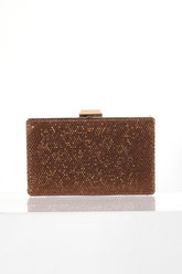 Taş Detaylı Zincir Askılı Gece Çantası Explosion