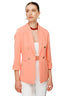 Ekol Minimalist 3/4 Kol Çift Düğmeli Kadın Ceket - Günlük ve Şık
