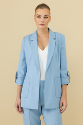 Ekol Kolu Apoletli Torba Cepli Ceket