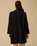 Gala-xi Oversize Nakışlı Midi Kadın Ceket - Günlük & Şık