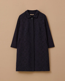 büyük beden desenli jakar kap Gala-Xi