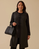 Büyük Beden Desenli Jakar Ceket Takim Gala-Xi