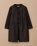 Büyük Beden Desenli Jakar Ceket Takim Gala-Xi