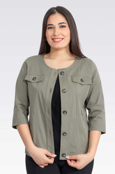 TRUVAKAR KOL ASTARSIZ PAMUK CEKET Tolga Saraçoğlu