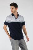 Claudio Campione Minimalist Polo Yaka Kısa Kol Erkek T-Shirt - Günlük Stil
