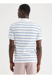 Dockers Minimalist Çizgili Polo Yaka Erkek T-Shirt - Kısa Kol - Günlük