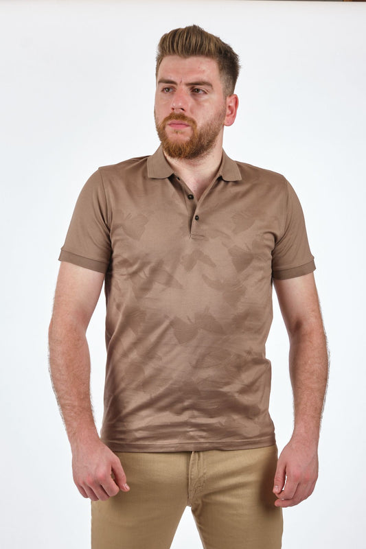 Ecer Minimalist Erkek Polo Yaka T-Shirt - Kısa Kol - Rahat Kesim