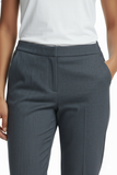 Ekol Minimalist Kadın Pantolon - Yüksek Bel Slim Fit Midi