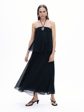 Boyundan Bağlamalı Maxi Abiye Elbise Nocturne