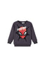 Erkek Çocuk Örümcek Adam Desenli Uzun Kol Sweatshirt-Günlük Kullanım