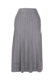 On Midi Pileli Triko Etek - Minimalist Stil