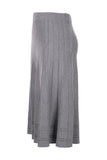 On Midi Pileli Triko Etek - Minimalist Stil