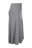 On Midi Pileli Triko Etek - Minimalist Stil
