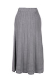 On Midi Pileli Triko Etek - Minimalist Stil