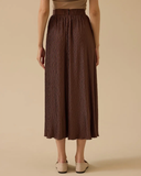 dokulu midi etek Scl