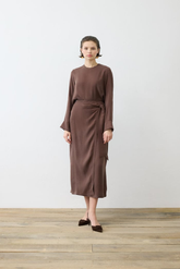 Prime Taşlanmış İpek Kruvaze Etek Takım Terzi Dükkani