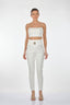 Explosion Minimalist Yüksek Bel Crop Pantolon - Günlük & Özel Gün