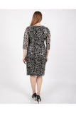 Ezze Kadın Yaprak DesenliAbiye Elbise 25YEZ4296