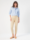 Faik Sönmez Minimalist Crop Kadın Pantolon - Yüksek Bel - Modern