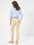 Faik Sönmez Minimalist Crop Kadın Pantolon - Yüksek Bel - Modern