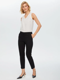 Faik Sönmez Minimalist Crop Kadın Pantolon - Yüksek Bel - Modern