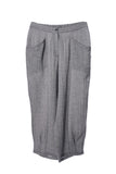 Faik Sönmez Oversize Keten Kadın Pantolon - Midi Boy, Minimalist