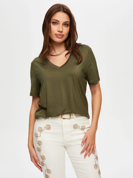 Faik Sönmez Kadın T-Shirt 25YBS25TSH001