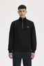 Fred Perry Erkek Dik Yaka Yarım Fermuarlı Sweatshirt Nakış Logo Detaylı