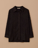 büyük beden dokulu gömlek Gala-Xi