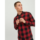 Jack&Jones Erkek Uzun Kol Kareli Gömlek - Günlük Stil