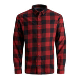 Jack&Jones Erkek Uzun Kol Kareli Gömlek - Günlük Stil