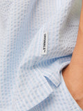 Jack&Jones Oversize Kısa Kol Çizgili Erkek Gömlek - Minimalist