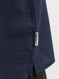 Jack&Jones Oversize Kısa Kol Çizgili Erkek Gömlek - Minimalist