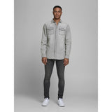 Jack&Jones Minimalist Uzun Kol Regular Fit Erkek Denim Gömlek