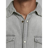 Jack&Jones Minimalist Uzun Kol Regular Fit Erkek Denim Gömlek
