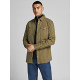 Jack&Jones Minimalist Uzun Kol Regular Fit Erkek Denim Gömlek
