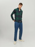 Jack&Jones Minimalist Oversize Uzun Kol Kareli Erkek Gömleği