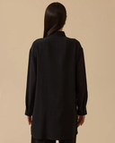 bağlama detaylı taş i̇şlemeli gömlek Scl