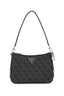 Guess Kadın Monogram Desenli Fermuarlı Omuz Çantası HWESG951018