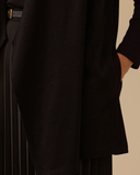 büyük beden asimetrik kesim triko hırka Gala-Xi