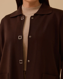 Büyük Beden Cepli Basic Triko Hırka Gala-Xi