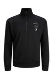 Jack&Jones Erkek Minimalist Yarım Fermuarlı Uzun Kol Sweatshirt