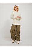 Jack&Jones JJXX Kadın Oversize Örgü Kazak - Günlük Stil